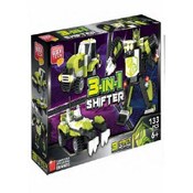 Wholesale - BLOCK TECH 3 IN 1 ROBOTS GREEN JEEP TANK PLAYSET C/P 12, UPC: 842779170764